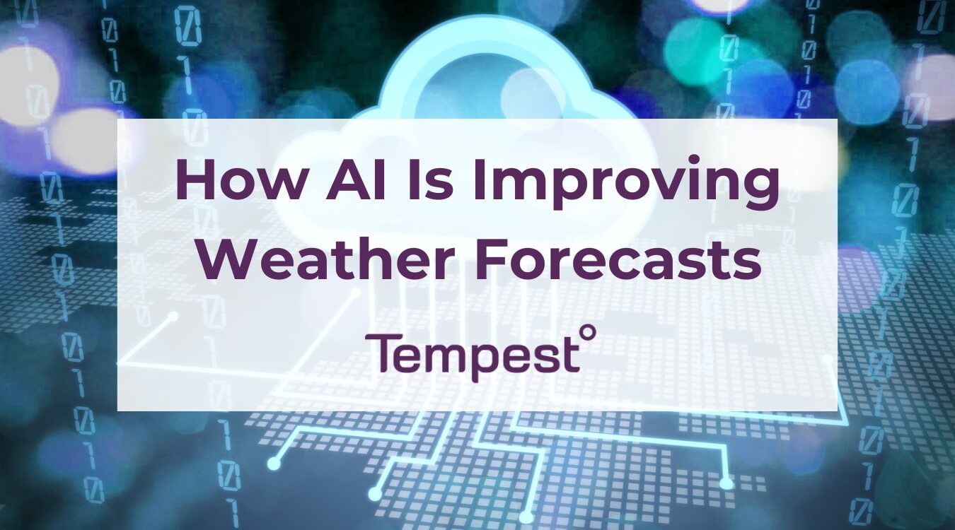 AI assisting in creating a weather forecast